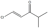 (E)-1-Chloro-4-methyl-1-penten-3-one 구조식 이미지