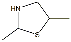 2,5-Dimethylthiazolidine 구조식 이미지