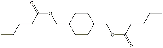 1,4-Cyclohexanedimethanol divalerate Structure