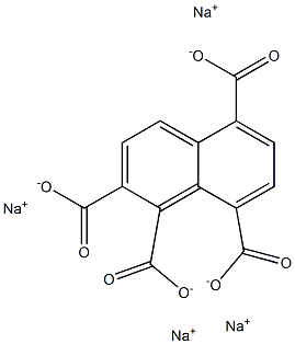 1,2,5,8-Naphthalenetetracarboxylic acid tetrasodium salt 구조식 이미지