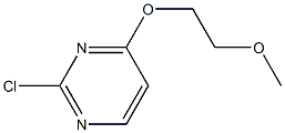 4-(2-Methoxyethoxy)-2-chloropyrimidine 구조식 이미지