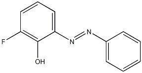 3-Fluoro-2-hydroxyazobenzene 구조식 이미지