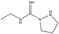 1-(N-Ethylamidino)pyrazolidine 구조식 이미지