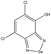 5,7-Dichloro-2,1,3-benzoselenadiazol-4-ol Structure