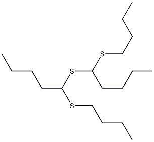 Butyl(butylthio)methyl sulfide 구조식 이미지