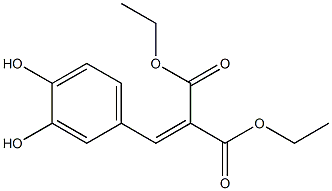 (3,4-Dihydroxybenzylidene)malonic acid diethyl ester Structure