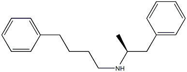 N-[(S)-1-Methyl-2-phenylethyl]-4-phenylbutan-1-amine Structure