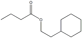 Butyric acid 2-cyclohexylethyl ester Structure