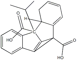 4b,8b,8c,8e-Tetrahydrodibenzo[a,f]cyclopropa[cd]pentalene-8b,8e-dicarboxylic acid 8b-isopropyl ester Structure