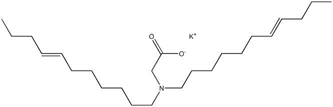 N,N-Di(7-undecenyl)aminoacetic acid potassium salt 구조식 이미지