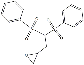 2-[2,2-Bis(phenylsulfonyl)ethyl]-oxirane 구조식 이미지