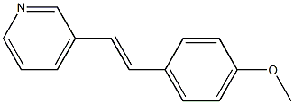 3-(4-Methoxystyryl)pyridine Structure