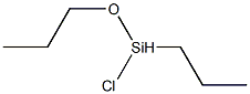 Chloro(propoxy)propylsilane Structure