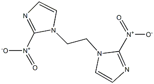 1,1'-Ethylenebis(2-nitro-1H-imidazole) 구조식 이미지