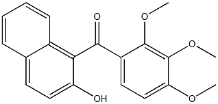 1-(2,3,4-Trimethoxybenzoyl)-2-naphthol Structure