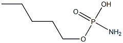 Amidophosphoric acid hydrogen pentyl ester Structure