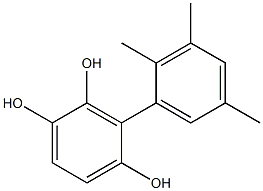 3-(2,3,5-Trimethylphenyl)benzene-1,2,4-triol Structure