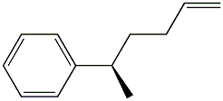 [R,(-)]-5-Phenyl-1-hexene Structure