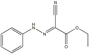 (2-Phenylhydrazono)cyanoacetic acid ethyl ester 구조식 이미지