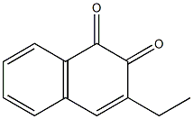 3-Ethyl-1,2-naphthoquinone 구조식 이미지