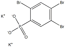 2,4,5-Tribromophenylphosphonic acid dipotassium salt Structure