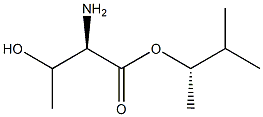 (2R)-2-Amino-3-hydroxybutanoic acid (S)-1,2-dimethylpropyl ester 구조식 이미지