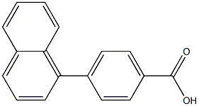 4-(1-Naphtyl)benzoic acid 구조식 이미지