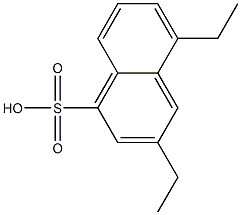 3,5-Diethyl-1-naphthalenesulfonic acid Structure