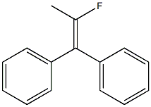 1,1-Diphenyl-2-fluoro-1-propene 구조식 이미지