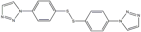 Bis[4-(1H-1,2,3-triazol-1-yl)phenyl] persulfide Structure