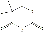 5,6-Dihydro-5,5-dimethyl-2H-1,3-oxazine-2,4(3H)-dione Structure