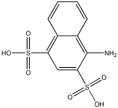 4-Amino-1,3-naphthalenedisulfonic acid 구조식 이미지
