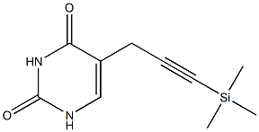 5-(3-Trimethylsilyl-2-propynyl)uracil 구조식 이미지