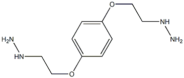 1,1'-(p-Phenylenebis(oxyethylene))dihydrazine 구조식 이미지
