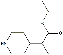 2-(4-Piperidyl)propionic acid ethyl ester 구조식 이미지