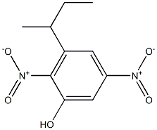 3-sec-Butyl-2,5-dinitrophenol Structure
