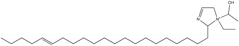 1-Ethyl-2-(16-henicosenyl)-1-(1-hydroxyethyl)-3-imidazoline-1-ium 구조식 이미지