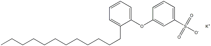 3-(2-Dodecylphenoxy)benzenesulfonic acid potassium salt 구조식 이미지