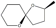 (2S,5S)-2-Methyl-1,6-dioxaspiro[4.5]decane 구조식 이미지