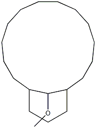 18-Methoxybicyclo[12.3.1]octadecane 구조식 이미지