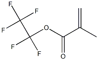 Methacrylic acid pentafluoroethyl ester 구조식 이미지