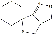 3a,4-Dihydrospiro[3H,6H-1-aza-2-oxa-5-thiapentalene-6,1'-cyclohexane] Structure