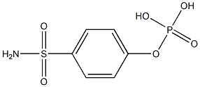 Phosphoric acid [4-(aminosulfonyl)phenyl] ester 구조식 이미지