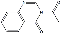 3-Acetylquinazolin-4(3H)-one 구조식 이미지