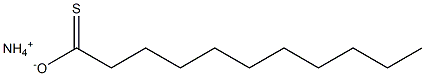 3-Octylthiopropanoic acid ammonium salt 구조식 이미지