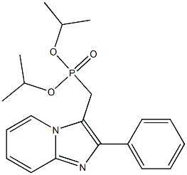 (2-Phenylimidazo[1,2-a]pyridin-3-yl)methylphosphonic acid diisopropyl ester Structure