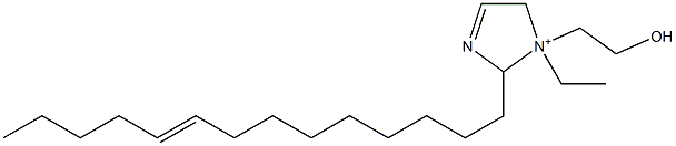 1-Ethyl-1-(2-hydroxyethyl)-2-(9-tetradecenyl)-3-imidazoline-1-ium 구조식 이미지