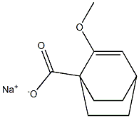 2-Methoxybicyclo[2.2.2]oct-2-ene-1-carboxylic acid sodium salt 구조식 이미지