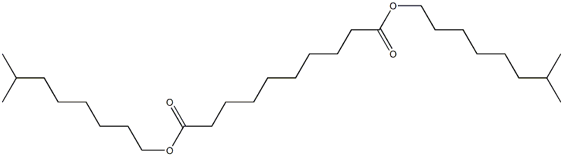 Decanedioic acid diisononyl ester 구조식 이미지