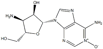 3'-Amino-3'-deoxyadenosine 1-oxide 구조식 이미지